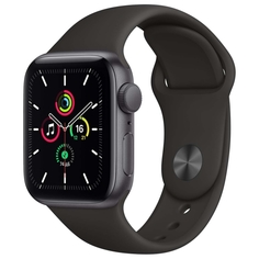 Смарт-часы Apple Watch SE 40mm Space Gray Aluminum Case with Black Sport Band (MYDP2RU/A) Watch SE 40mm Space Gray Aluminum Case with Black Sport Band (MYDP2RU/A)