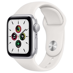 Смарт-часы Apple Watch SE 44mm Silver Aluminum Case with White Sport Band (MYDQ2RU/A) Watch SE 44mm Silver Aluminum Case with White Sport Band (MYDQ2RU/A)