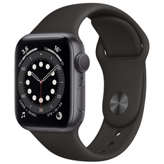 Смарт-часы Apple Watch S6 40mm Space Gray Aluminum Case with Black Sport Band (MG133RU/A) Watch S6 40mm Space Gray Aluminum Case with Black Sport Band (MG133RU/A)