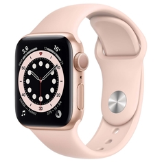 Смарт-часы Apple Watch S6 40mm Gold Aluminum Case with Pink Sand Sport Band (MG123RU/A) Watch S6 40mm Gold Aluminum Case with Pink Sand Sport Band (MG123RU/A)
