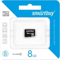Карта памяти MicroSD Smartbuy 8GB Сlass 10 (SB8GBSDCL10-00) 8GB Сlass 10 (SB8GBSDCL10-00)