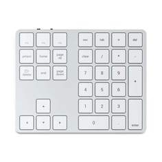 Клавиатура беспроводная Satechi Aluminum Extended Keypad Silver (ST-XLABKS)