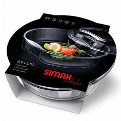 Кастрюля для духовки/СВЧ Simax Exclusive 4л с крышкой (6926/6936)