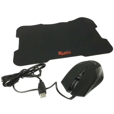 Игровой комплект Smartbuy RUSH мышь+коврик (SBM-726G-K)