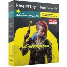 Антивирус Kaspersky Total Security на 1 год + Cyberpunk 2077 CD Projekt RED 