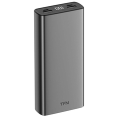 Внешний аккумулятор TFN Steel LCD 20000 мАч серый (PB-218-GR) Steel LCD 20000 мАч серый (PB-218-GR)