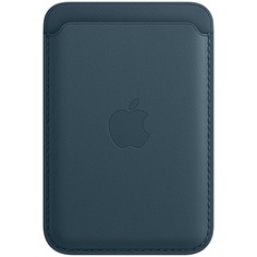 Чехол для смартфона Apple iPhone кожаный бумажник MagSafe, балтийский синий
