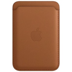 Чехол для смартфона Apple iPhone кожаный бумажник MagSafe, золотисто-коричневый