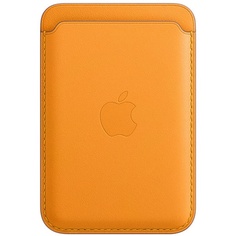 Чехол для смартфона Apple iPhone кожаный бумажник MagSafe, золотой апельсин