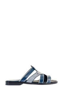 Синие комбинированные сандалии Artioli