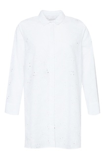 Белая рубашка с вышивкой Marina Rinaldi