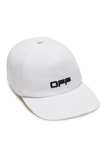 Белая кепка с логотипом Off White