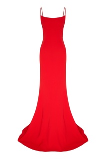 Красное вечернее платье на бретелях Stella Mc Cartney