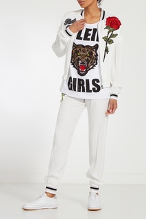 Белый костюм с вышивкой Philipp Plein