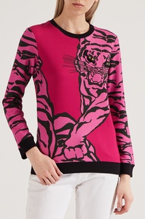 Розовый свитшот с тигром Valentino