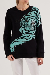 Черный свитшот с тигром Valentino