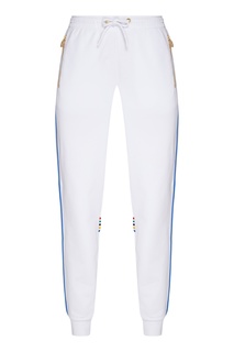 Белые спортивные брюки Bikkembergs