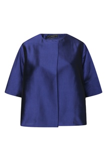 Синяя блуза-жакет Marina Rinaldi