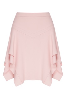 Розовая юбка из вискозы Stella Mc Cartney