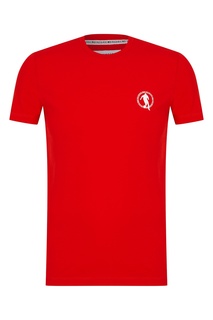 Красная футболка с логотипом Bikkembergs