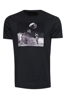 Черная футболка с фотопринтом Limitato