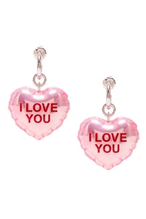 Розовые серьги The Balloon Hoops Marc Jacobs (The)