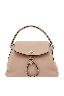 Розовая кожаная сумка Valentino