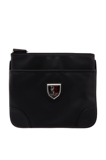 Черная сумка-мессенджер с логотипом Plein Sport