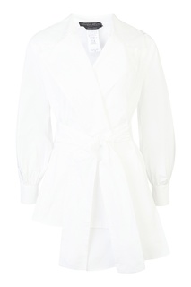 Блуза ассиметричного кроя с широким поясом Marina Rinaldi