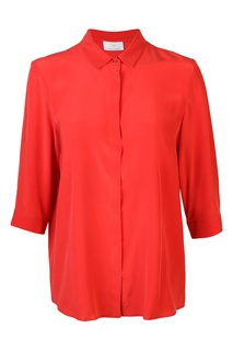 Шелковая блуза прямого кроя Marina Rinaldi