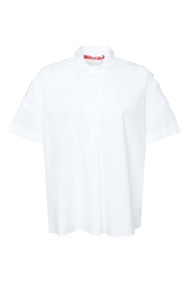 Белая рубашка с короткими рукавами Marina Rinaldi