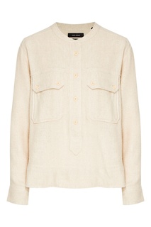 Рубашка цвета экрю Tecoyo Isabel Marant