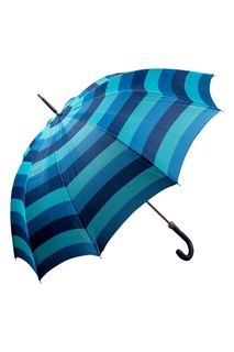 Полосатый зонт с кожаной рукояткой Maglia Francesco