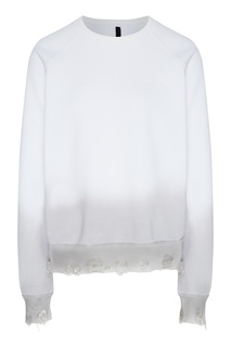 Свитшот с эффектом деграде и поношенности Unravel Project