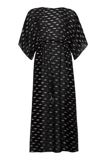 Платье из шелка с принтом Samia Eres