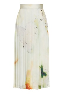 Юбка миди с абстрактным принтом Low Classic