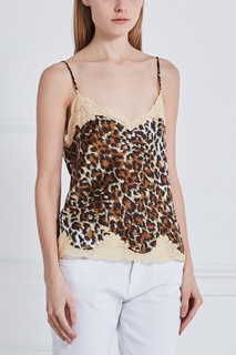 Шелковый топ Isa Sabbia Rosa