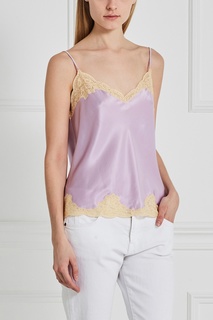 Шелковый топ Isa Sabbia Rosa