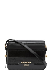Сумка с принтом Horseferry из комбинированной кожи Burberry