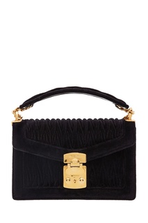 Черная бархатная сумка Miu Confidential