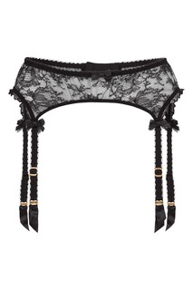 Черный кружевной пояс для чулок Hinda Agent Provocateur