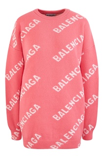 Шерстяной джемпер с логотипами Balenciaga
