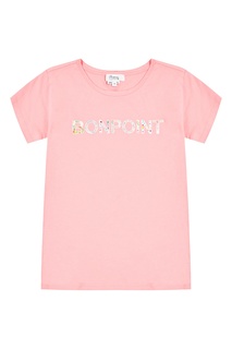 Хлопковая футболка с аппликацией Bonpoint