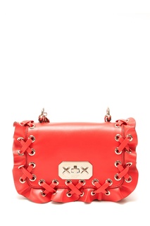 Красная кожаная сумка Rock Red Valentino