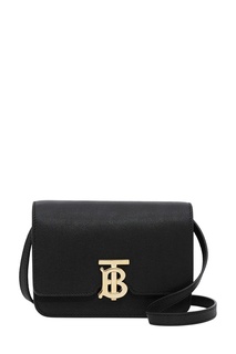 Черная сумка из кожи TB Burberry