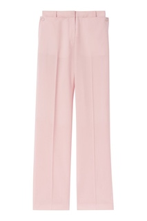 Розовые шерстяные брюки Burberry