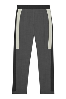 Шерстяные брюки с контрастными вставками Burberry