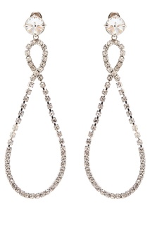 Серьги с блестящими подвесками Miu Miu
