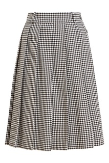 Шерстяная юбка в складку Ami Paris