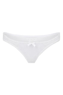 Белые кружевные классические трусы Willa Agent Provocateur